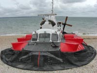 As viewed from her bows, landed on the beach at Lee